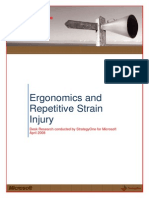 Ergonomics and Repetitive Strain Injury