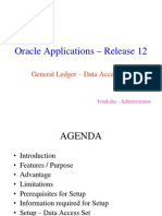 Oracle Applications - Release 12: General Ledger - Data Access Set