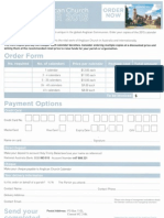 Order Form - 2015 Calendar