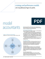 Model Accountants: Business Strategy and Performance Models