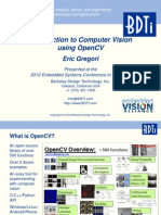 BDTI ESCSV 2012 Intro Computer Vision