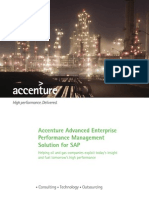 Accenture Advanced Enterprise Performance Management Solution For SAP