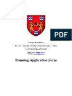 Planning Application Form