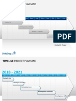 Timeline Project Planning: 4 Years