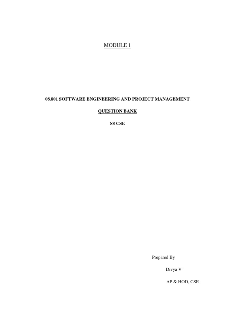 Module 1 SPM PDF Software Prototyping Software Development Process