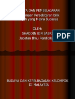 Budaya Dan Pembelajaran