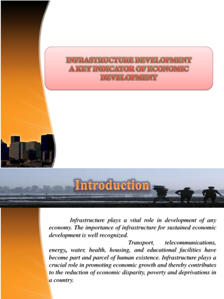 Infrastructure Development A Key Indicator of Economic Development ...