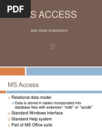 Ms Access - Akansha Gupta