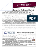 SHUMC Times: 4 Annual Alternative Christmas Market