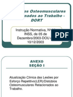 Distúrbios Osteomusculares Relacionados Ao Trabalho-DORT