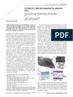 Fabrication of Cafe O /mgfe O Bulk Heterojunction For Enhanced Visible Light Photocatalysisw