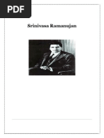 Srinivasa Ramanujan