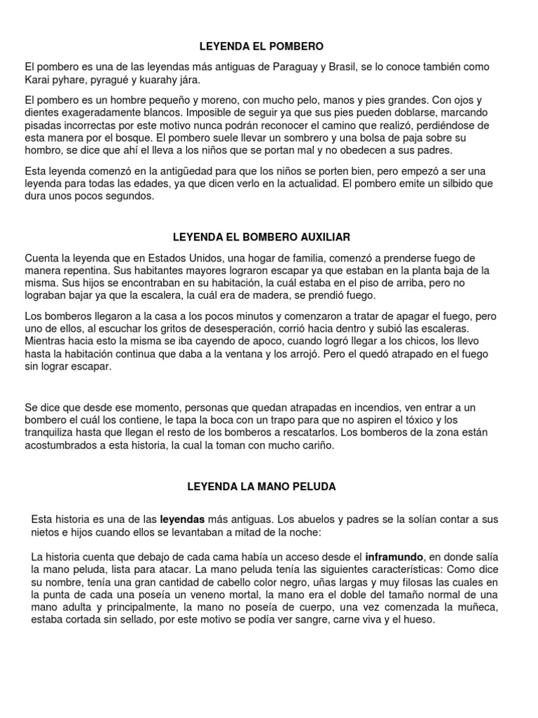 Leyenda La Mano Peluda PDF Prometeo Thor