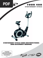 Trojan Tour 400 Stationary Exercise Bike Manual