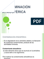 Contaminación atmosférica