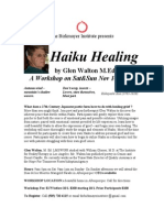 Haiku Healing Nov 1-2 2014