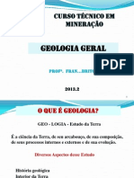 1 - Aula Geologia I 2013 2