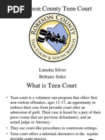 robeson county teen court
