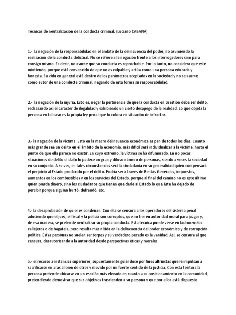 Aspectos Criminológicos de La Corrupción Delito
