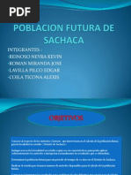 Poblacion Futura de Sachaca