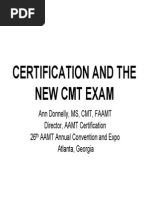 CSMLS Transition to CAMLPR Certification | PDF