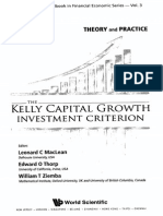 The Kelly Capital Growth Investment Criterion - Contents