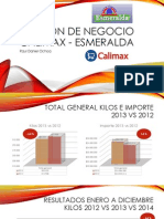 Revision de Negocio Calimax - Esmeralda 2014