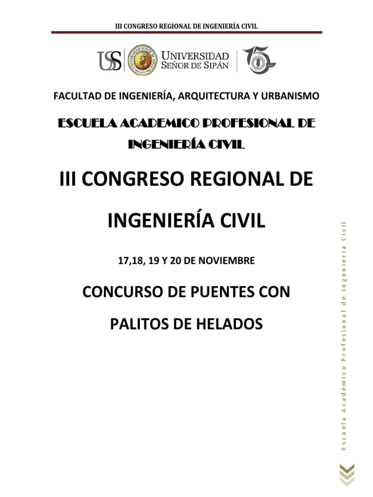 Concurso De Puentes Ingenieria Civil Puente