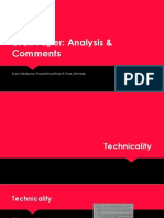 Upsr Paper: Analysis & Comments: Sven Medyona, Frozensnowshoe & Fina - Mimado