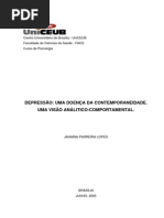 Depressao Uma Doenca Da Contemporaneidade