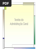 Teorias Da Administracao Geral