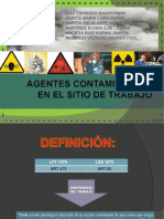 Agentes Contaminantes en El Trabajo