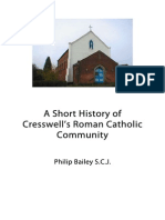 History of Cresswell's Roman Catholic Community
