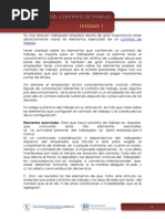 Elementos Del Contrato de Trabajo