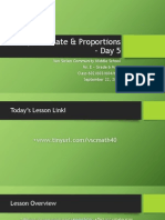 Lesson #5 - Ratio Language & Equivalent Ratios Day 2