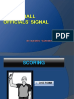 Basketball Officials' Signal