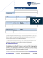 Formulario de Inscripción MOOC 2014