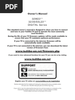 Download Toshiba 32W2433 DG Manual by nickd6776 SN240526950 doc pdf