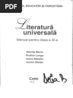 Literatura Universala Clasa Xi-A