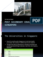 Post Secondary Education in Singapore