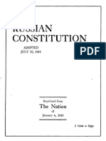 1918 Soviet Constitution
