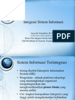 Integrasi Sistem Informasi Josua M Sinambela