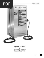 Splash N Dash Installation Manual