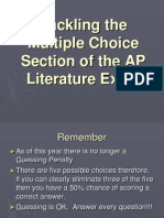 ap tackling the multiple choice section of the ap
