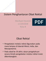 Sistem Penghantaran Obat Rektal