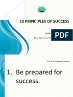 10 Principles For Success