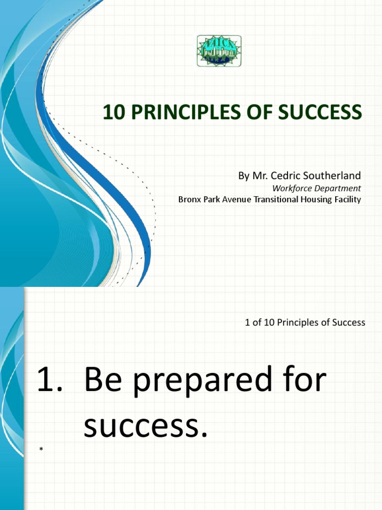 10 Principles of Success Guide | PDF