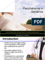 Geriatric Panchakarma