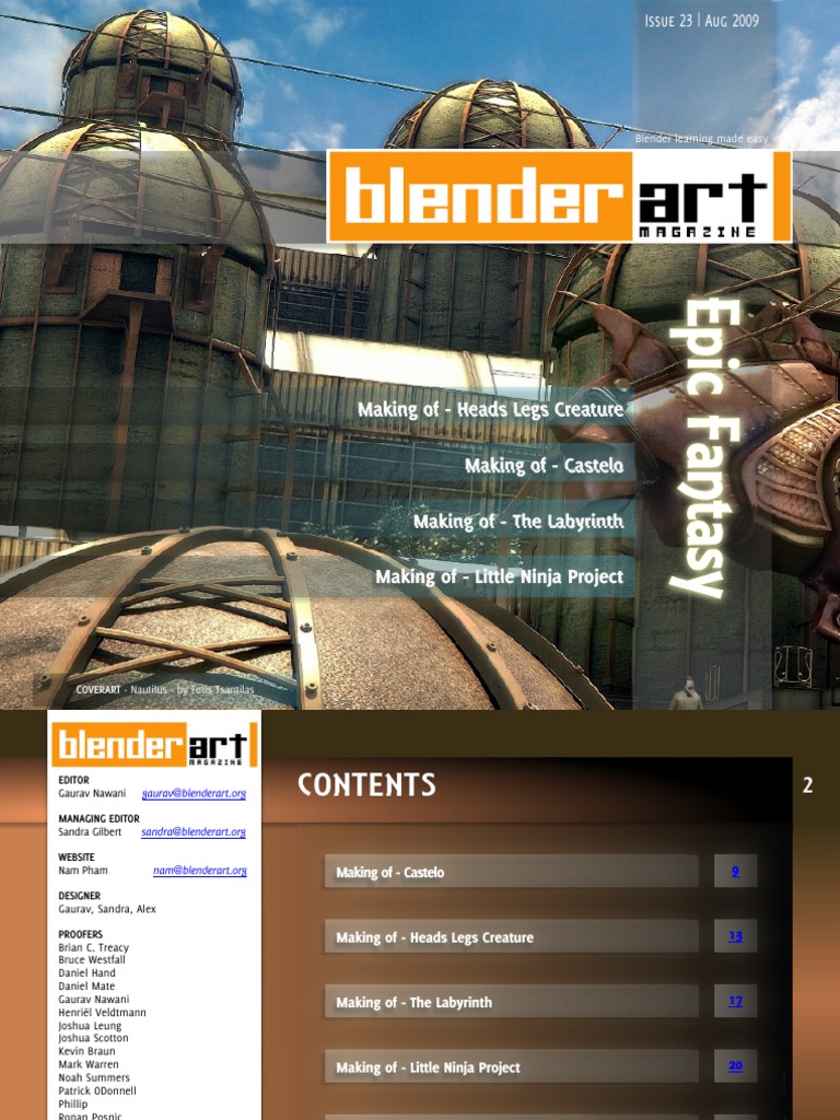 Blender Art Magazine 23 Texture Mapping Blender (Software)