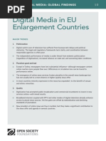Digital Media in EU Enlargement Countries - Mapping Digital Media Global Findings